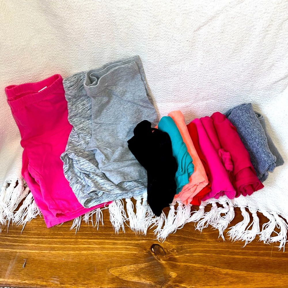 Girls Bike Shorts and Tank Tops